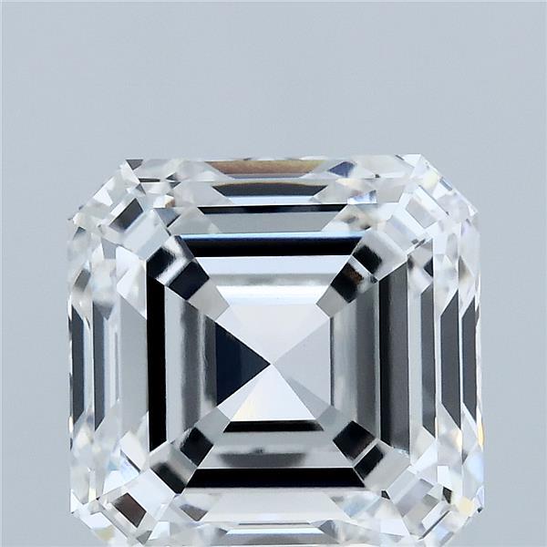 5.55 Carat Asscher Cut E VVS2 Diamond - view 1