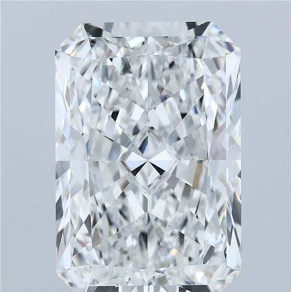 8.10 Carat Radiant Cut E VVS2 Diamond - view 1