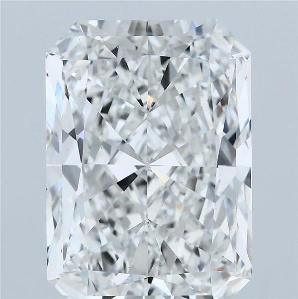 4.42 Carat Radiant Cut F VVS2 Diamond - view 1