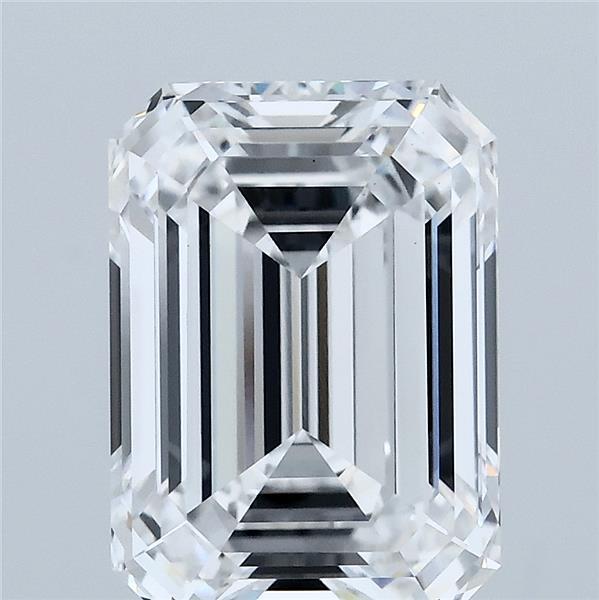 3.91 Carat Emerald Cut D VVS2 Diamond - view 1