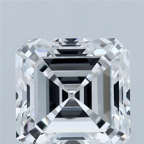 4.03 Carat Asscher Cut D VVS2 Diamond - view 1
