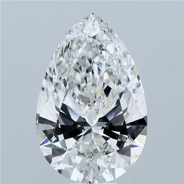 10.03 Carat Pear Cut F VVS2 Diamond - view 1