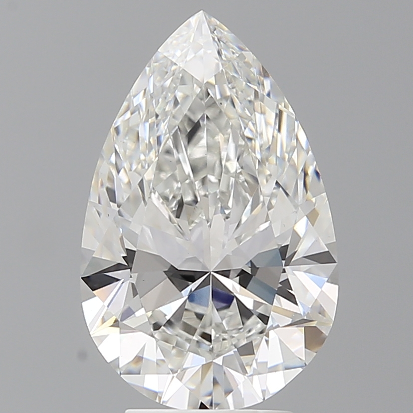 4.09ct Pear Lab-Grown Diamond · F/VVS2