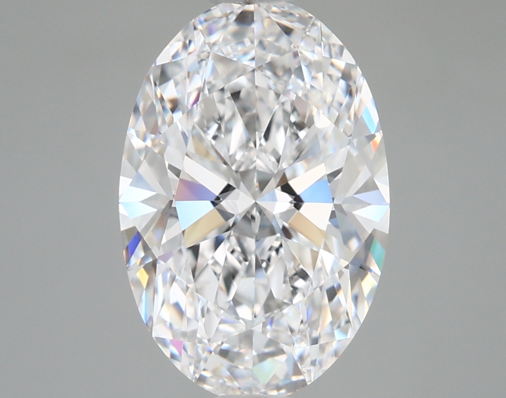 3.33 Carat Oval Cut D FL Diamond - view 1