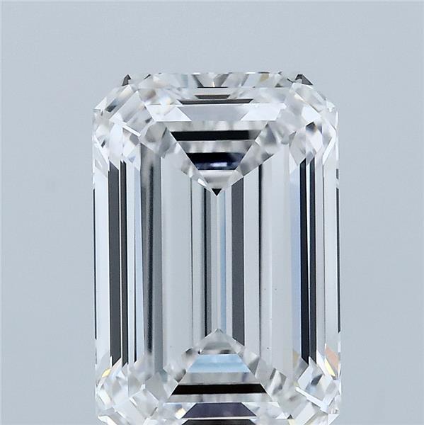 3.25 Carat Emerald Cut E VVS2 Diamond - view 1
