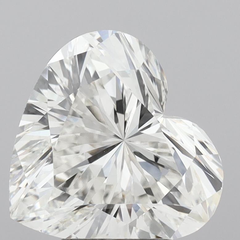 3.57ct Heart Lab-Grown Diamond · G/VVS2