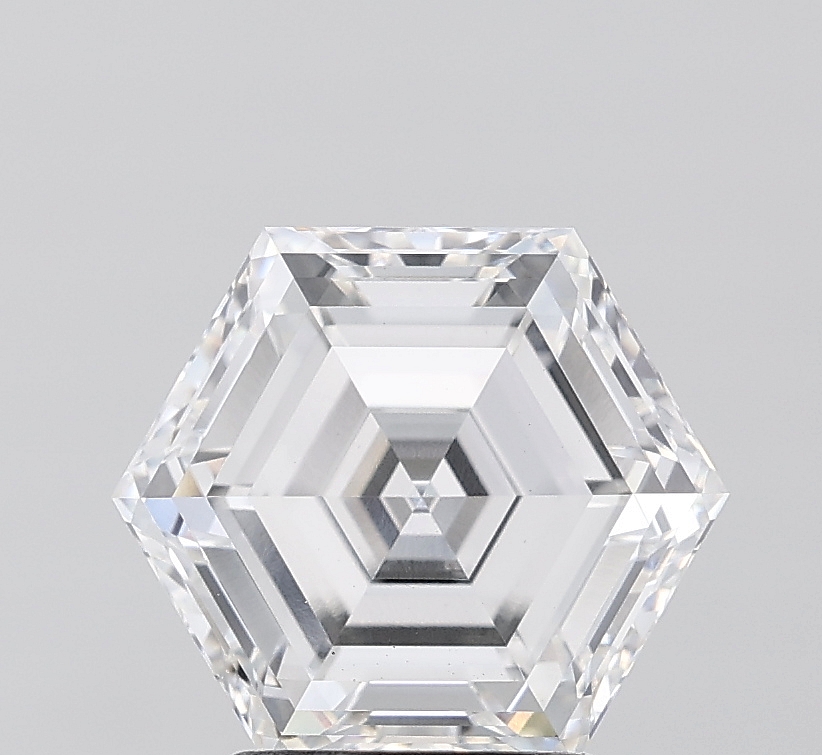 3.01 Carat Hexagonal Cut Lab Diamond