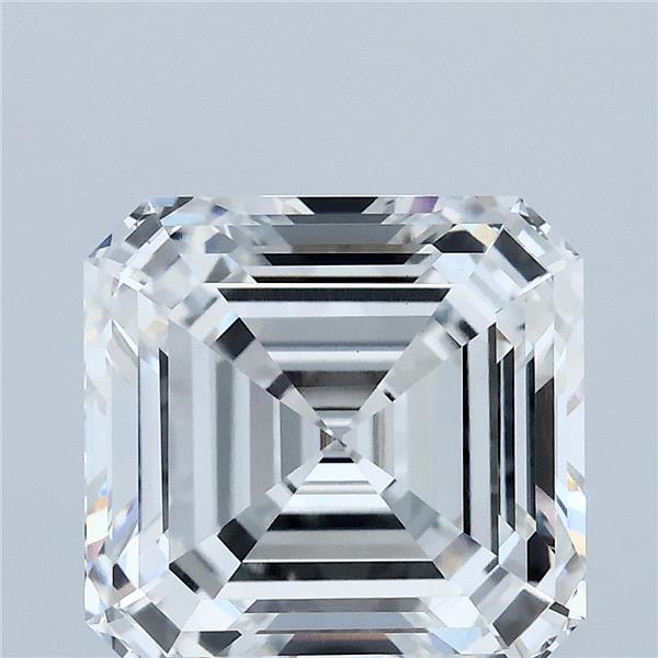 5.03 Carat Asscher Cut F VVS2 Diamond - view 1