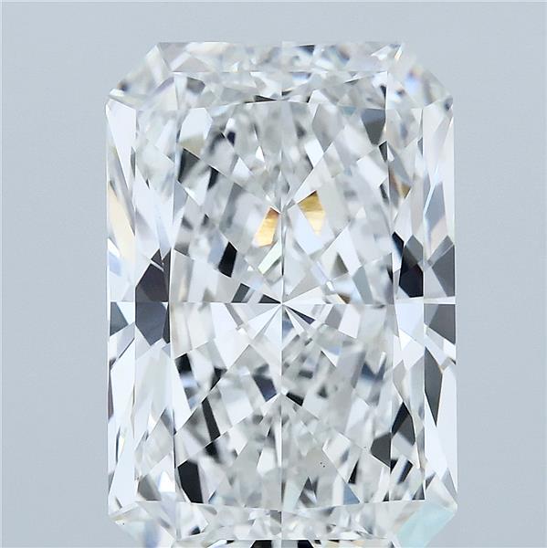 7.29 Carat Radiant Cut F VVS2 Diamond - view 1