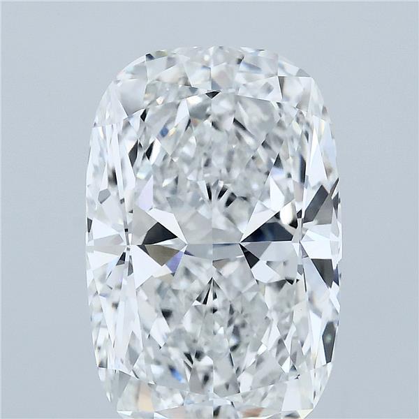 5.53 Carat Cushion Cut E VVS2 Diamond - view 1