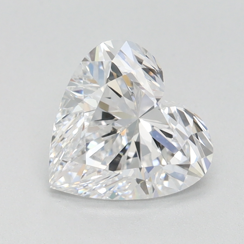 1.08 carat f VVS1 EX Cut IGI heart diamond