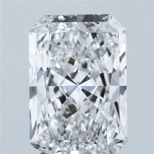 4.06 Carat Radiant Cut E VVS1 Diamond - view 1