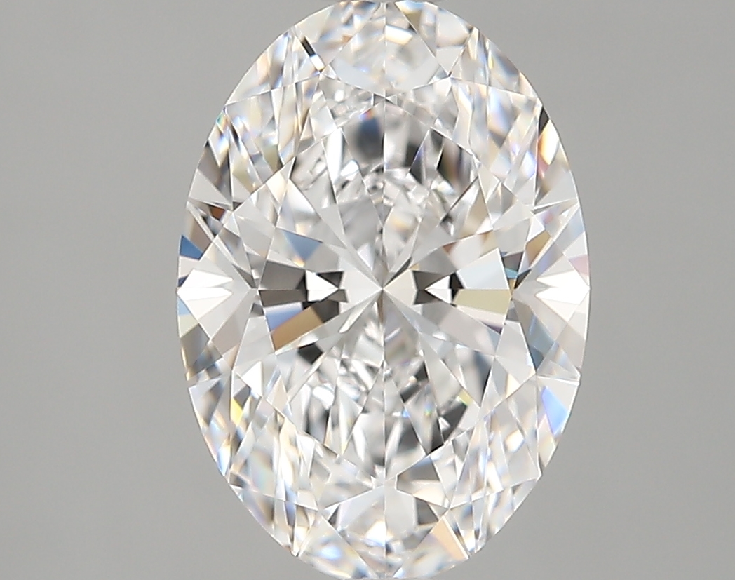 3.32 Carat Oval Cut D FL Diamond - view 1