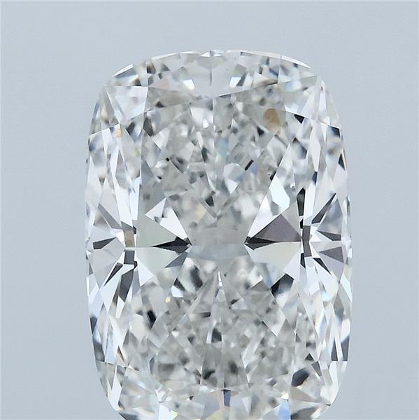 5.27 Carat Cushion Cut F VVS2 Diamond - view 1