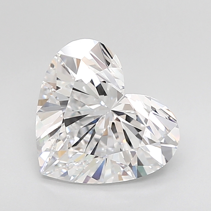 2.43 carat d VVS1 EX Cut IGI heart diamond