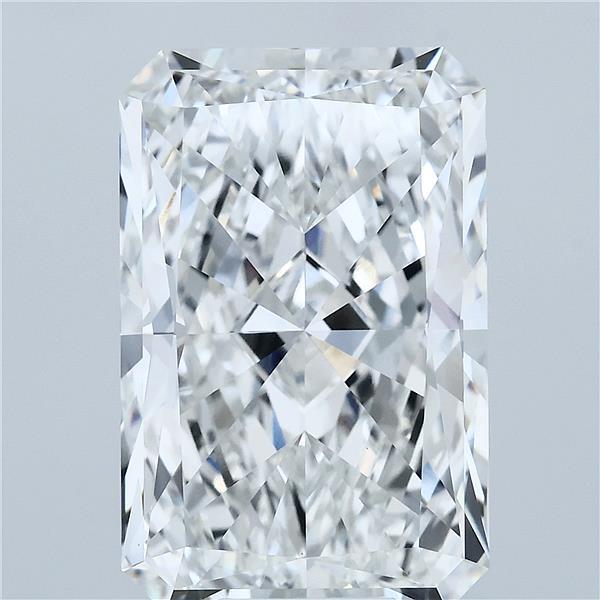 10.02 Carat Radiant Cut E VVS2 Diamond - view 1