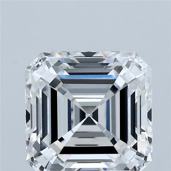 3.06 Carat Asscher Cut E VVS2 Diamond - view 1