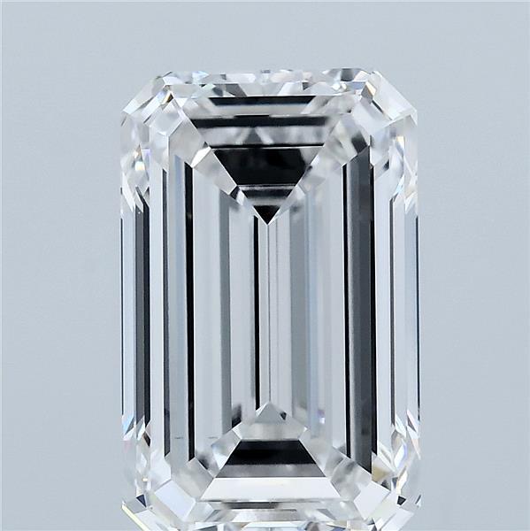 5.00 Carat Emerald Cut E VVS2 Diamond - view 1