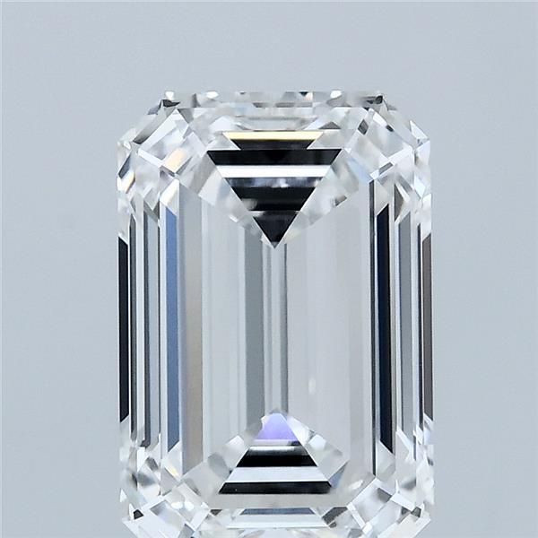3.10 Carat Emerald Cut D VVS2 Diamond - view 1