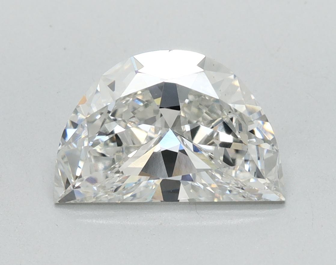 2.62 Carat Half Moon Cut Lab Diamond