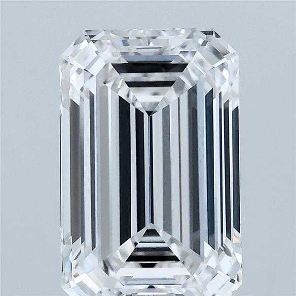 3.23 Carat Emerald Cut E VVS2 Diamond - view 1