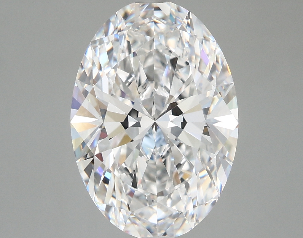 3.29 Carat Oval Cut D FL Diamond - view 1