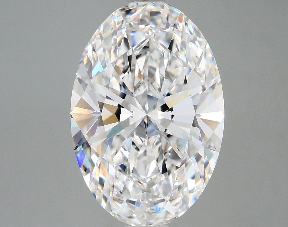 3.88 Carat Oval Cut E FL Diamond - view 1