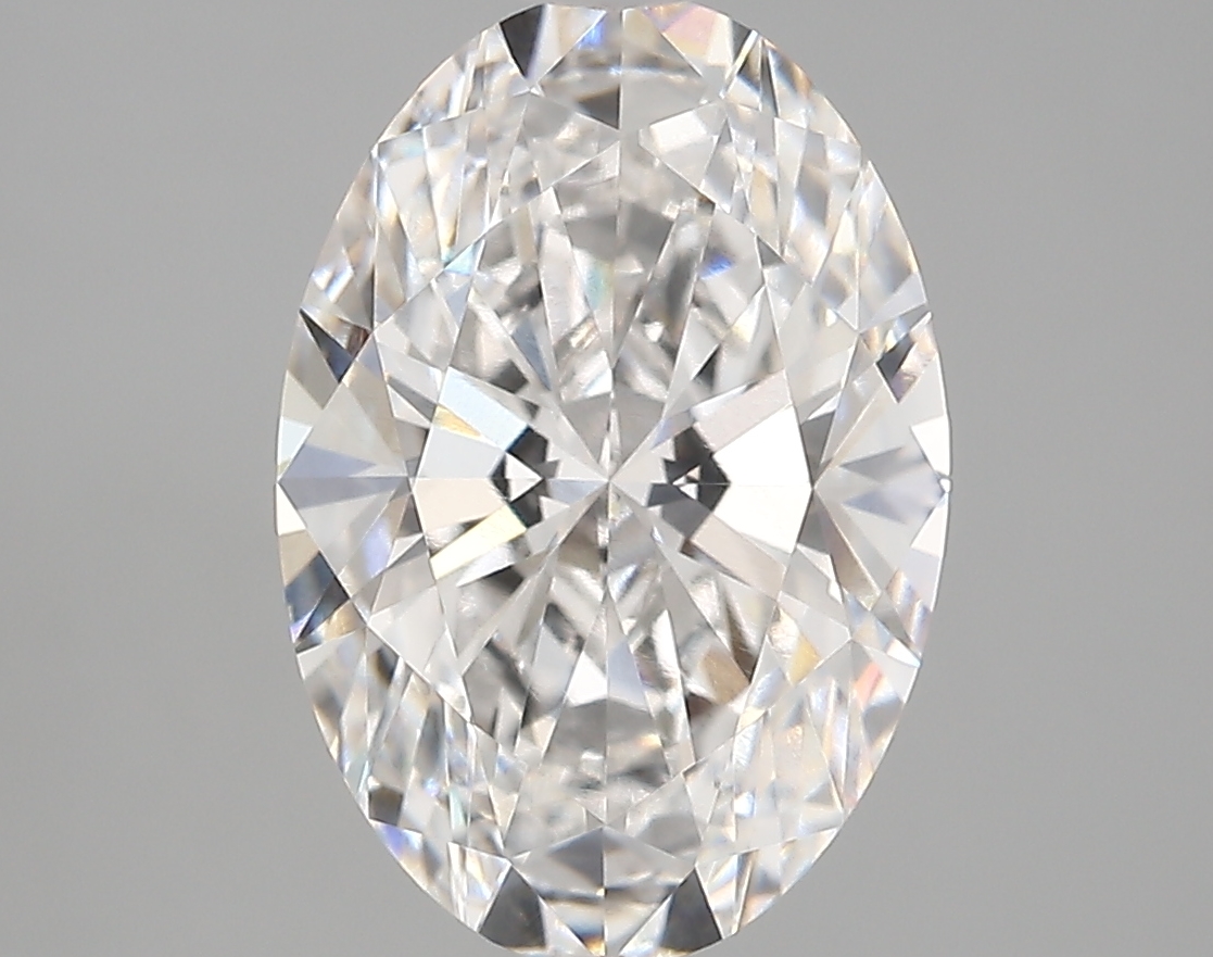 3.82 Carat Oval Cut E FL Diamond - view 1