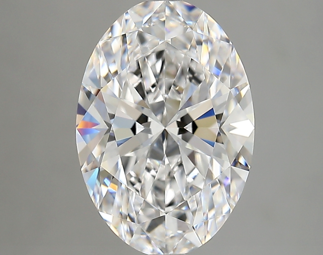 3.44 Carat Oval Cut D FL Diamond - view 1