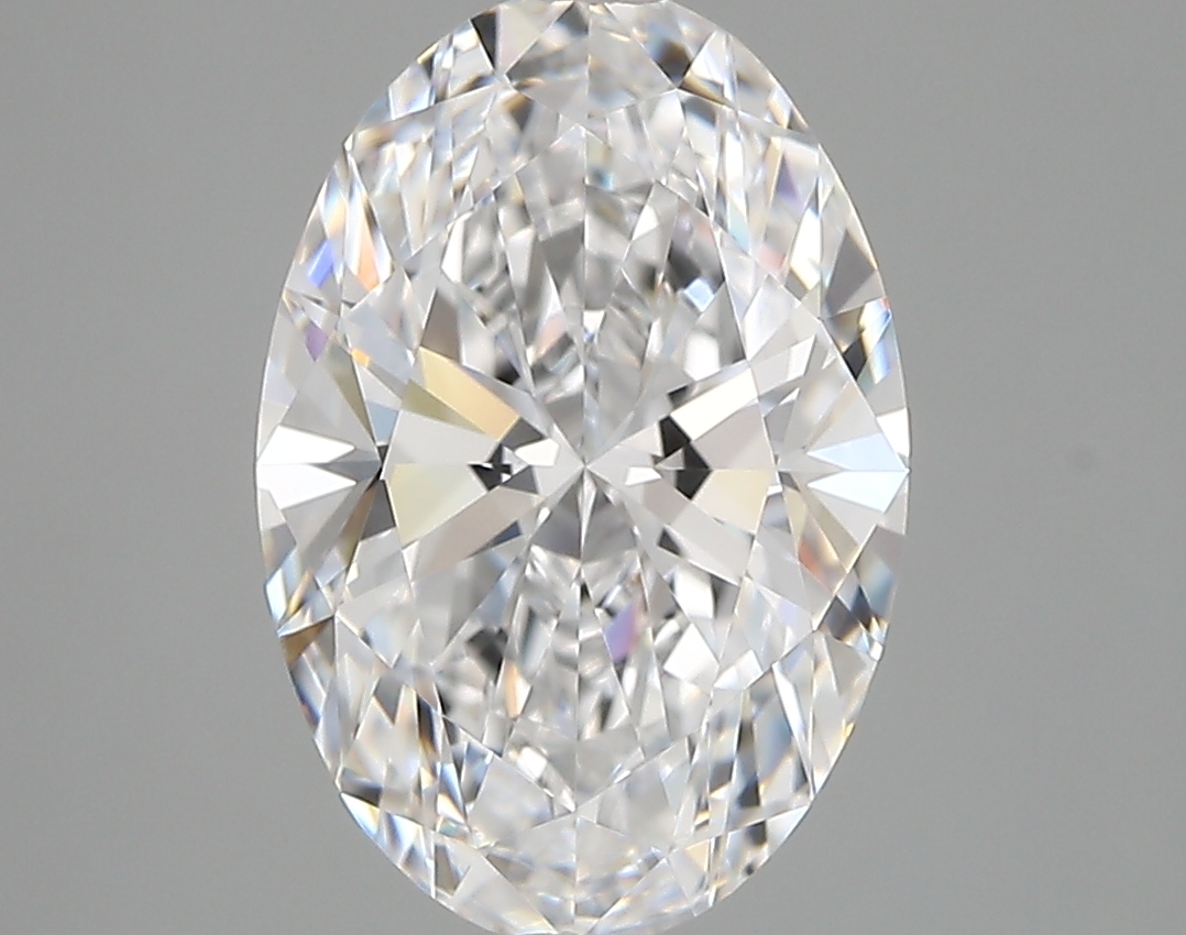 3.44 Carat Oval Cut D FL Diamond - view 1