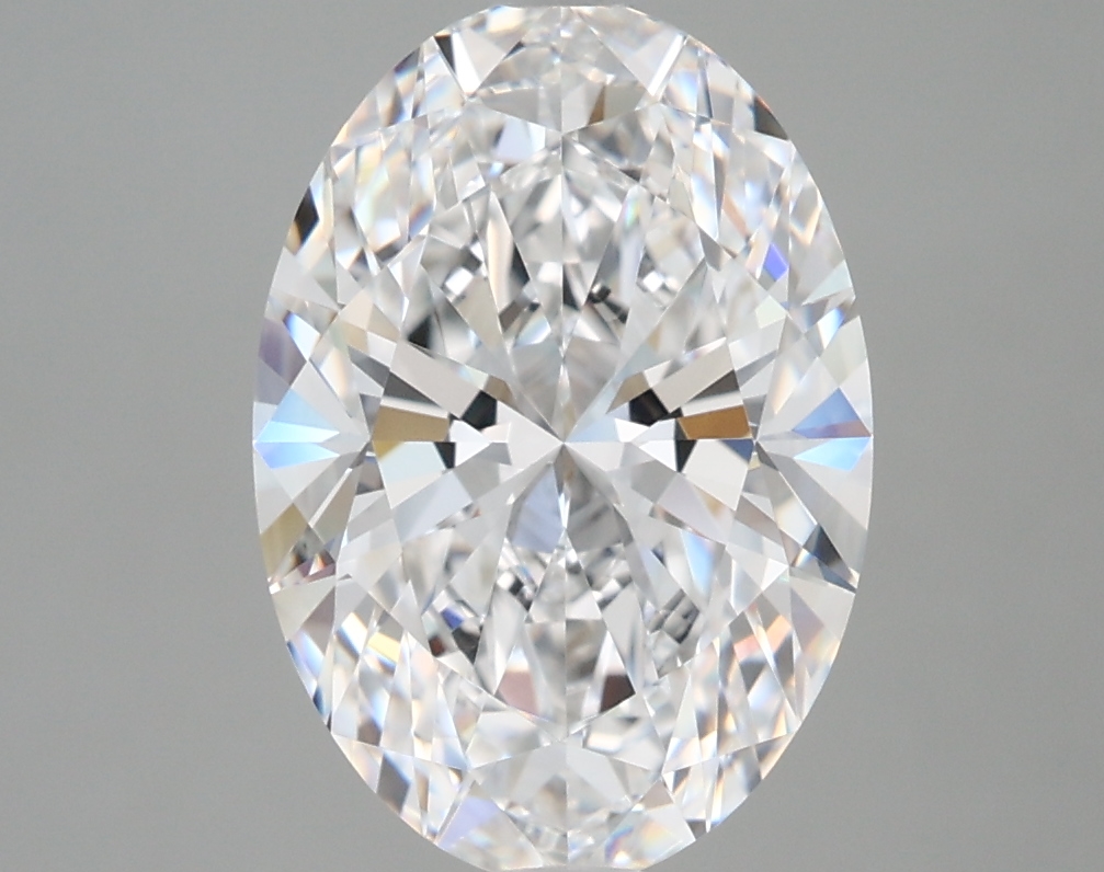 3.42 Carat Oval Cut D FL Diamond - view 1