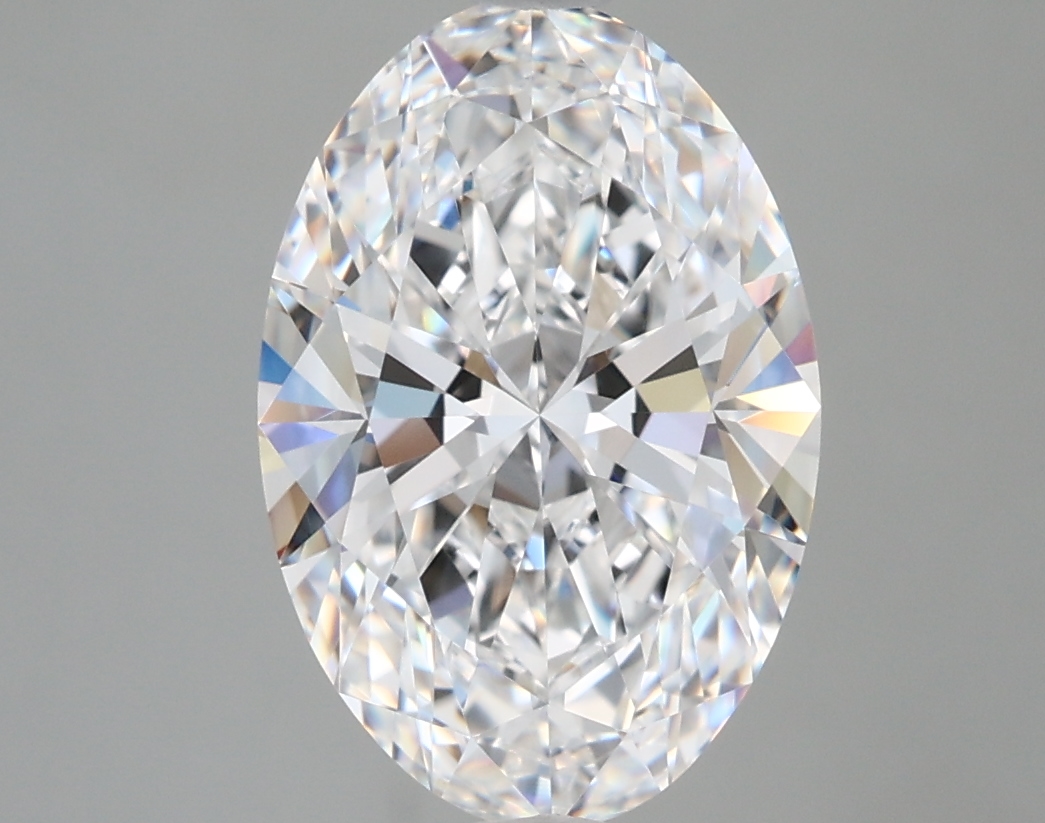 3.38 Carat Oval Cut D FL Diamond - view 1