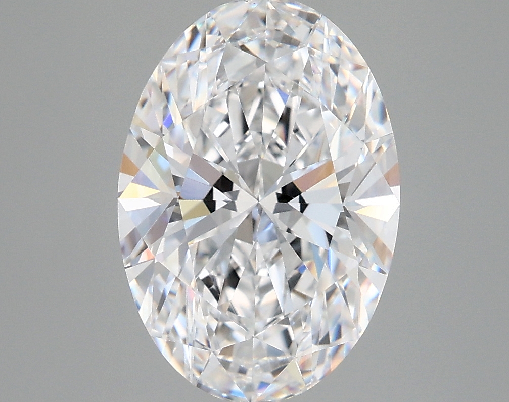 3.29 Carat Oval Cut D FL Diamond - view 1