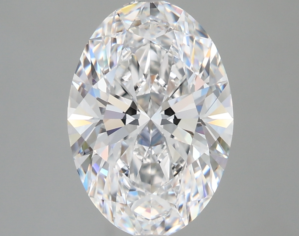 3.08 Carat Oval Cut D FL Diamond - view 1