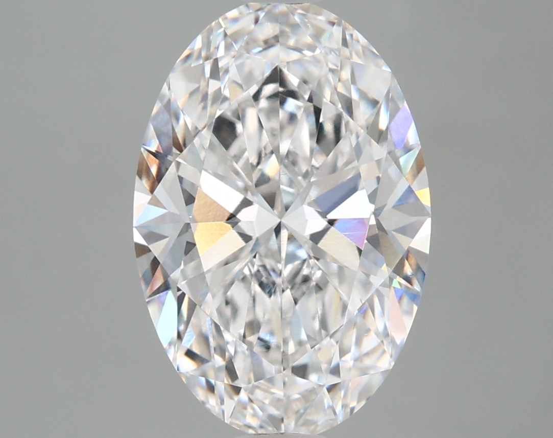 3.66 Carat Oval Cut D FL Diamond - view 1