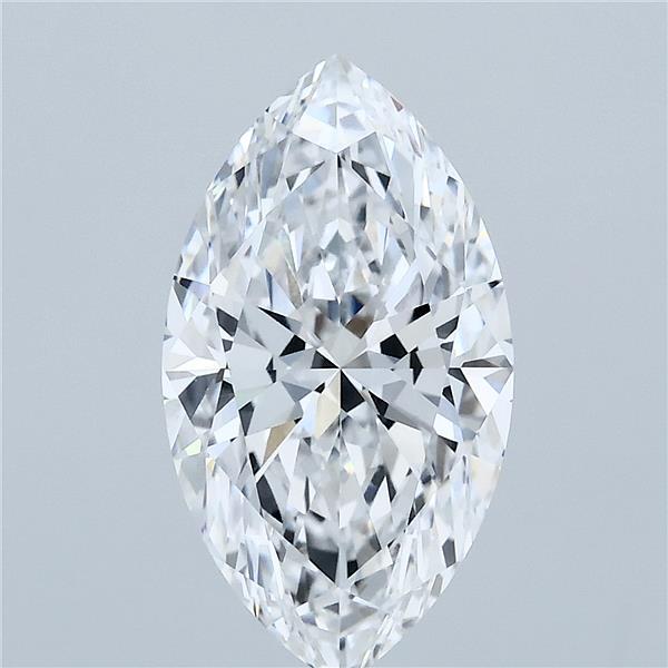 3.00 Carat Marquise Cut D VVS2 Diamond - view 1