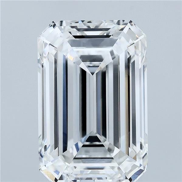 10.08 Carat Emerald Cut E VVS2 Diamond - view 1
