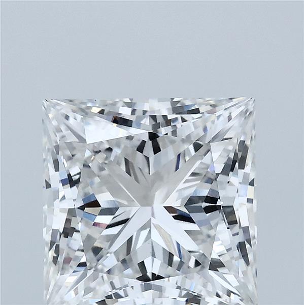 4.02 Carat Princess Cut F VVS2 Diamond - view 1