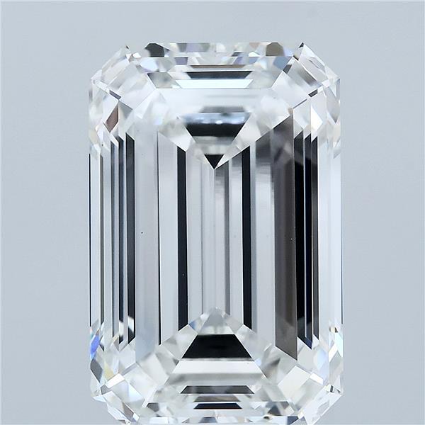10.02 Carat Emerald Cut F VVS2 Diamond - view 1