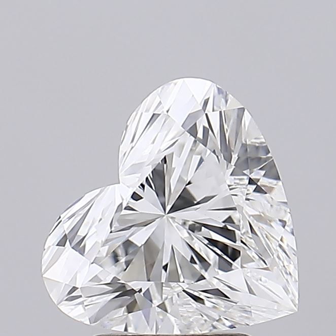 2.82 carat e VVS2 EX Cut IGI heart diamond