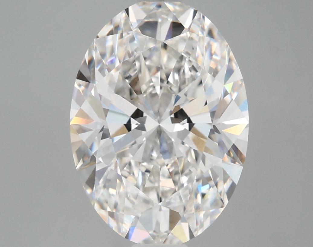 3.81 Carat Oval Cut F FL Diamond - view 1
