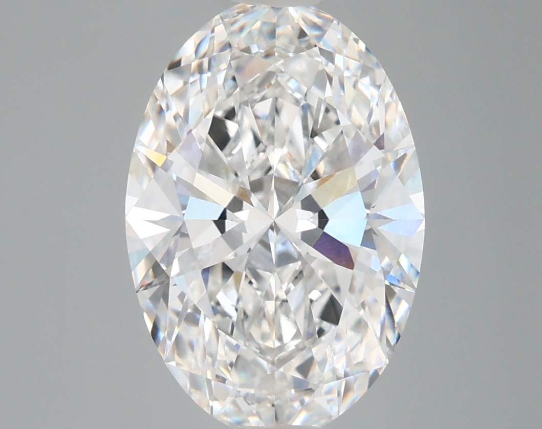 3.69 Carat Oval Cut E FL Diamond - view 1