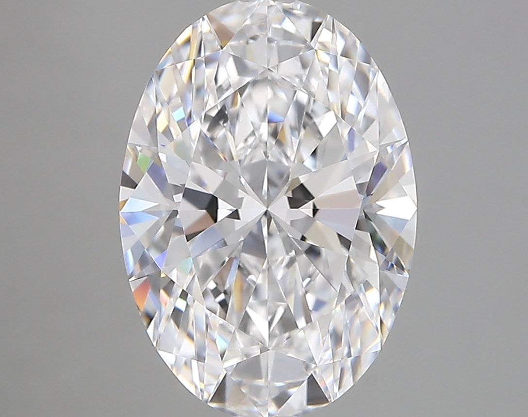 3.59 Carat Oval Cut D FL Diamond - view 1