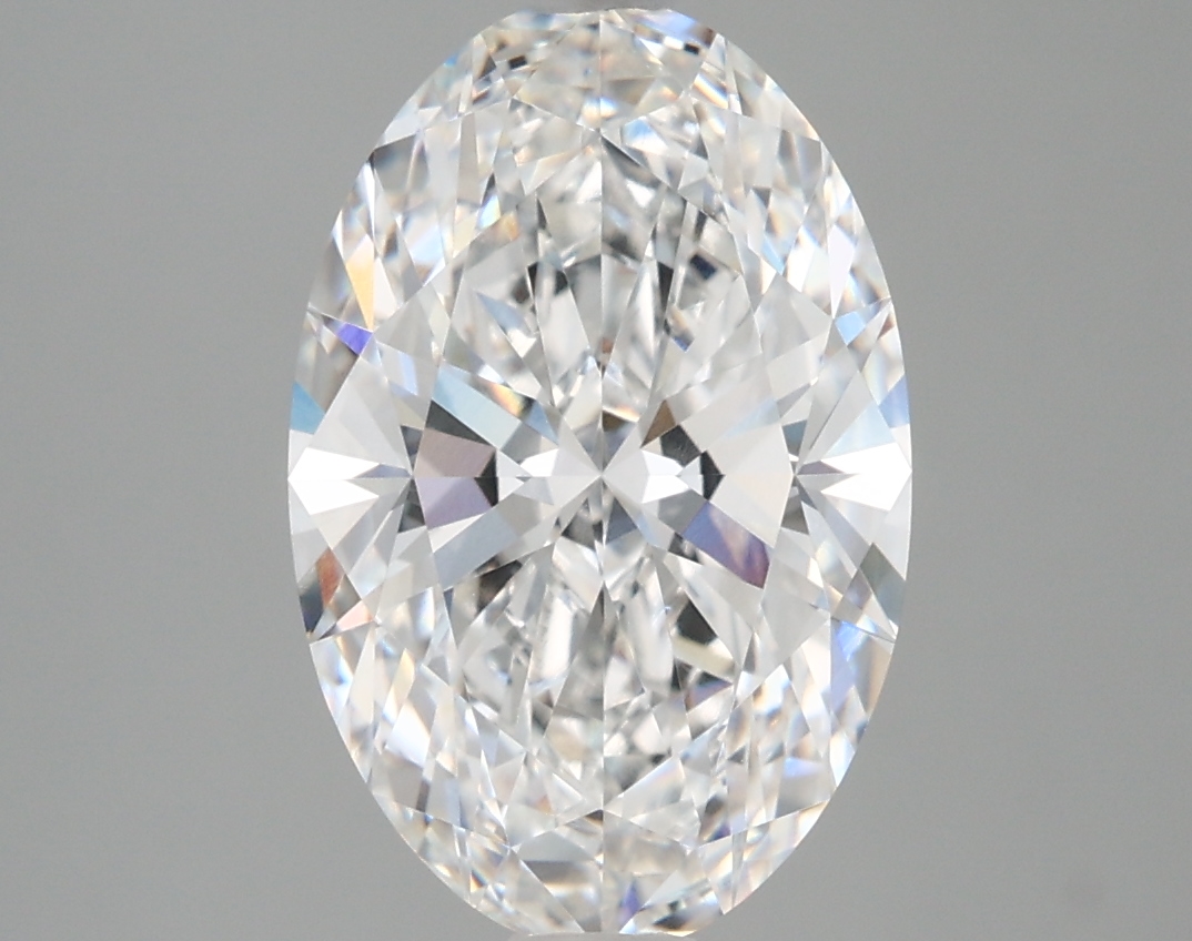 3.47 Carat Oval Cut E FL Diamond - view 1