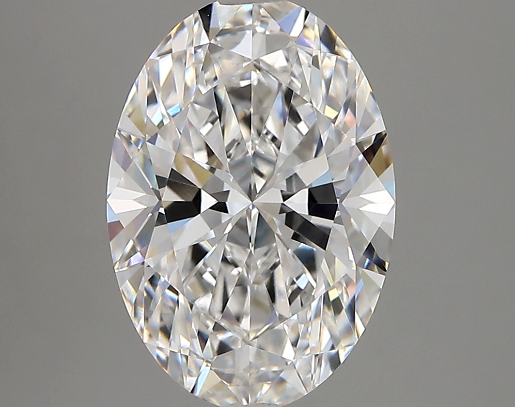 3.37 Carat Oval Cut E FL Diamond - view 1