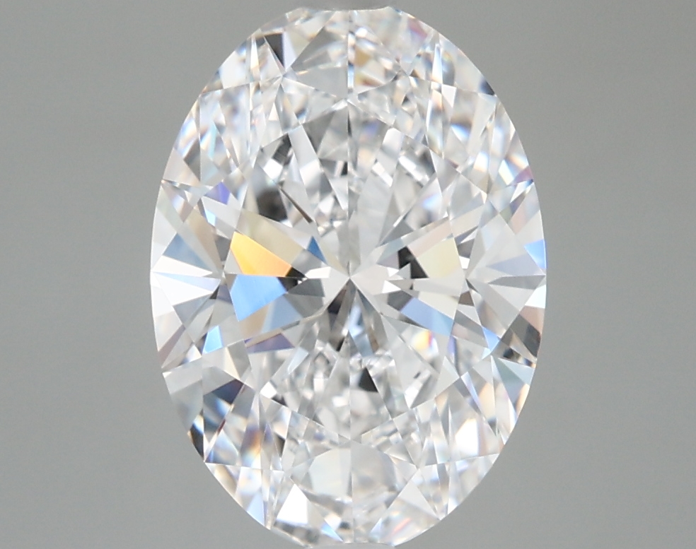 3.11 Carat Oval Cut D FL Diamond - view 1
