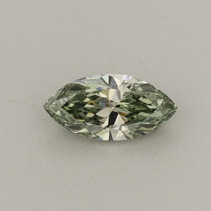 0.24ct Marquise Lab-Grown Diamond · Fancy Vivid Green/VVS2