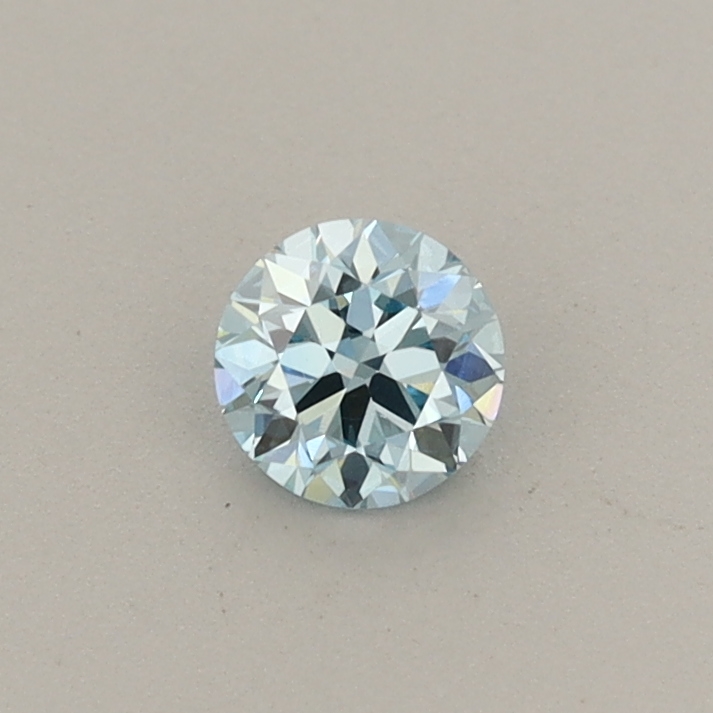 0.24ct Round Lab-Grown Diamond · Fancy Vivid Blue/VS1