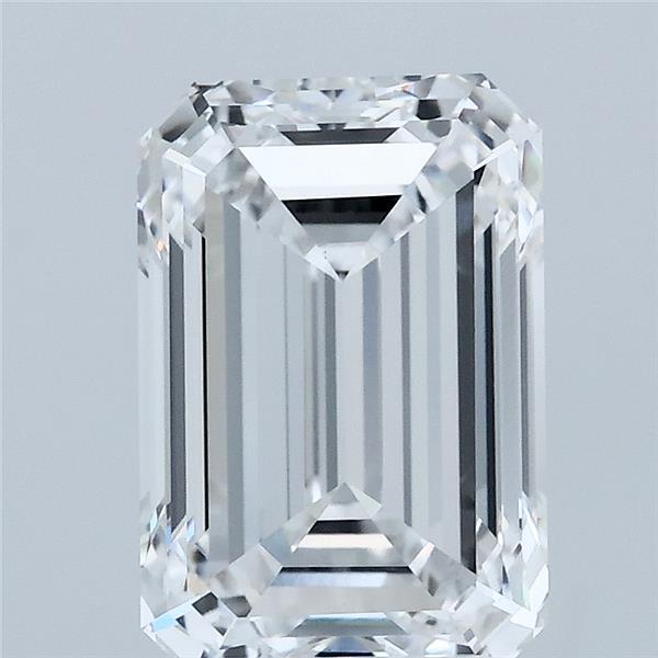 3.06 Carat Emerald Cut D VVS2 Diamond - view 1
