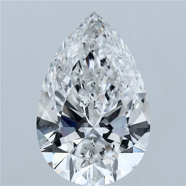 10.39 Carat Pear Cut F VVS2 Diamond - view 1